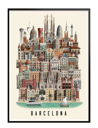 Martin Schwartz | Barcelona Small Poster | A3