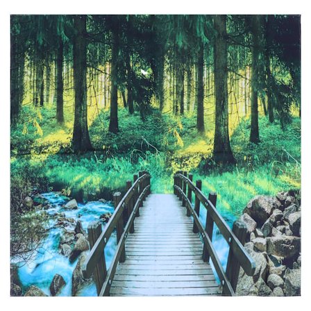 Polyester Gobelin Skoglandskap Vegghengende Teppe Soverom Hybel Dekor 230x180cm