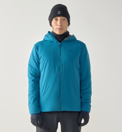 Haglöfs Mimic Alert Hood Men Deep Teal - Herre - L