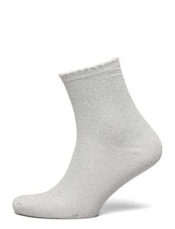 Pcsebby Glitter Long 1 Pack Socks Noos Lingerie Socks Regular Socks Valkoinen Pieces