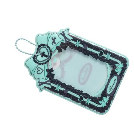 Moderigtigt pink bowknot-kortholder Fotokortholder Praktisk korthylster Green