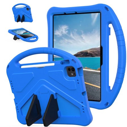Stilrent fodral för iPad 10.9 2022 10 / 11 A16 2025 Himmelsblått Ställ Portabelt