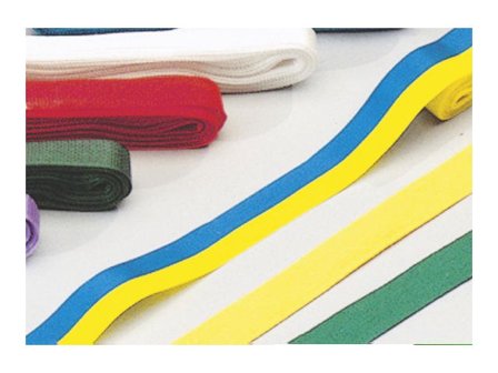 PLAYBOX Sidenband 5mx15mm gul/blå - Lyreco - Skola och förskola - Hobbymaterial - Band