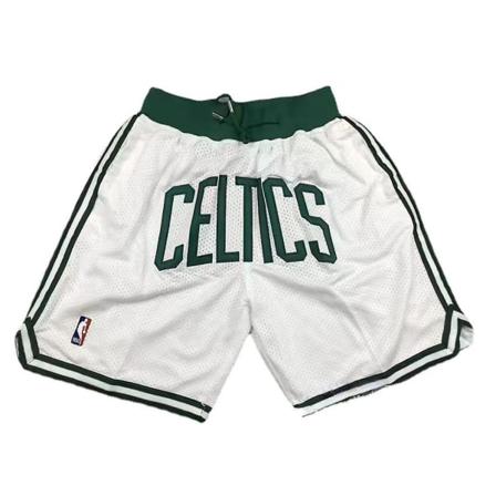 Nba Celtics White Ball Pants Sportshorts Basketbyxor S