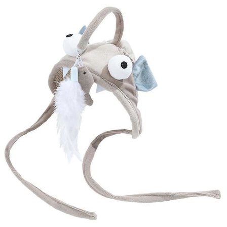 2-pak justerbare katte-drillepinde med farverige fjer, 91 cm længde, interaktivt legetøj til katte og killinger [HK]