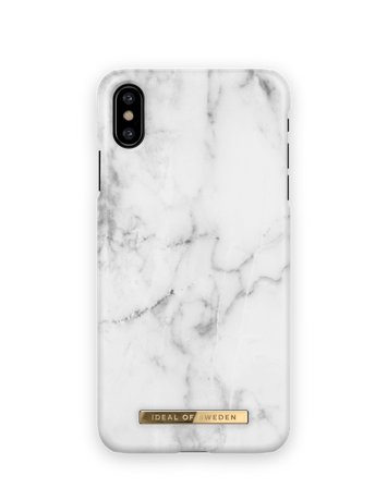 Fashion Case iPhone X White Marble