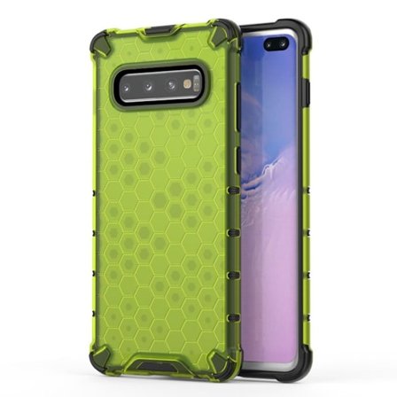 Bofink Honeycomb Samsung Galaxy S10 Plus skal - Grön