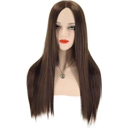 Lige paryk, Acsergery syntetisk fuld paryk Cosplay parykker Cosplay fest daglig hår paryk blonde gave