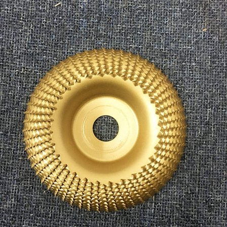 Treskjæringsslipehjul Graveringsskive Karbonstål Vinkelslipeskive 16mm ID 100mm OD, Gull