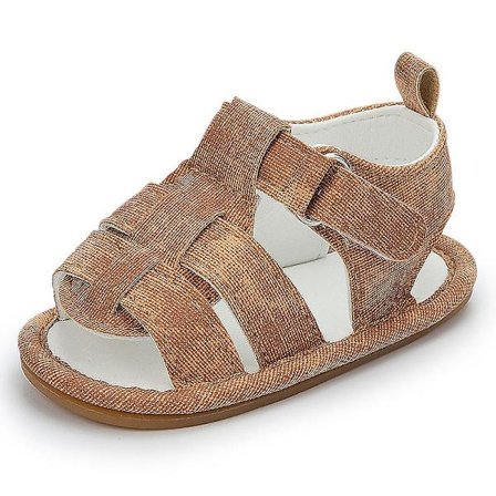 Barn Vristband Sommar Sandal Casual Walking Toddler Skor Open Toe Flats