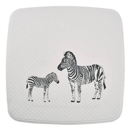 RIDDER Badmatta Zebra 54x54 cm vit och svart Svart