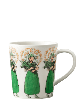 Design House Stockholm Elsa Beskow Mugg 40 cl with handle Mrs Dill Glas 40CL