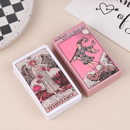 Rosa Tarot for nybegynnere Neon Rider Decks In Box Tarotkort