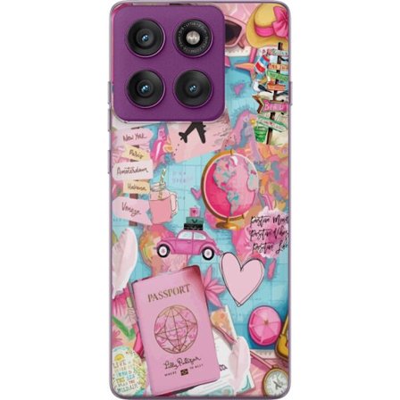 Yhteensopiva Puhelinkuori Motorola Edge 60 Pro Travel Map