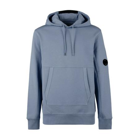 C.p. Company, Diagonal Raised Fleece Hoodie Niebieski, Mężczyzna, Rozmiar: XL