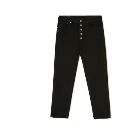 Dondup, Cropped Jeans Zwart, Dames, Maat:W28,stretch