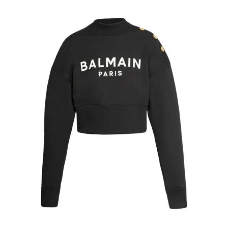 Balmain Sweatshirts Sort, Dame