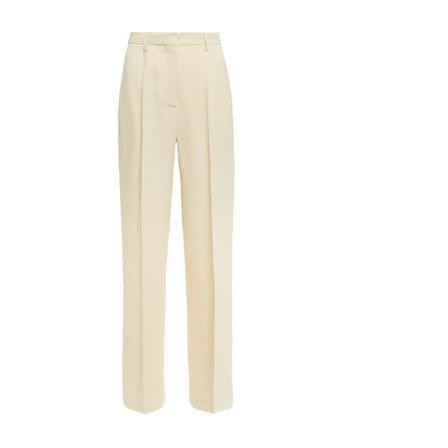 Nanushka Tailored Trouser in Creme - Small inbo, Dame Bukser