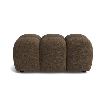 Puffy Pouf, 64x95cm Hocker in Anthology Braun, moderner Polsterhocker mit komfortabler Federung und weicher Polsterung für Ihr Wohnzimmer.