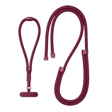 3-i-1 Justerbar Telefon-Lanyard med Stålklemme Konvertibel Hals Skulder Håndleddsstropp Universell Telefon-Lanyard for Daglig Matcha Grønn(h})