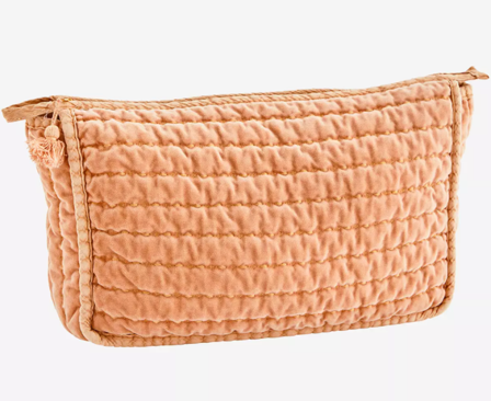 Madam Stoltz Quiltet Toalettveske Melon Sorbet 30xH20