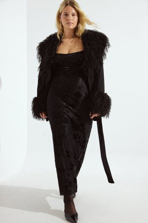 NA-KD Maxiklänning med blomtryck - Festklänningar - Svart - XL