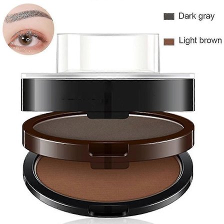 Seals Øyenbryn Stempel Med Bryn Børste Perfekt Øyenbryn Pudder Ett Sekund Sminke Naturlig Bryn Sminkeverktøy