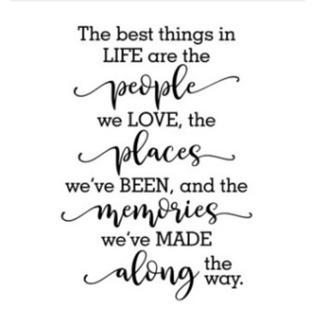 Väggord - The Best Things In Life