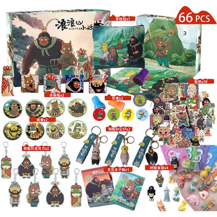 Adventskalendrar, glada hängen, dekorationer, barnpresenter, Langlangshan Little Monster blind boxes