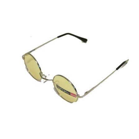 Pyöreä aurinkolasit - keltainen