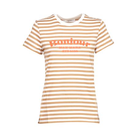 Max Mara, T-Shirts Bruin, Dames, Maat:L