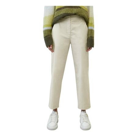 Marc O'Polo Modern Rimka relaxed chinos , Beige , Dames , Maat: 2XL