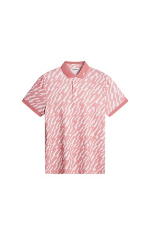 J.Lindeberg - Tour Tech Print Polo - Golf - Pink - Men - M