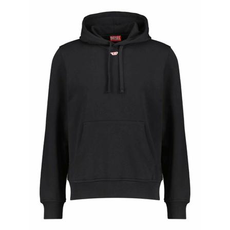 Diesel, Hoodie S-Ginn Regular Fit Zwart, Heren, Maat:S