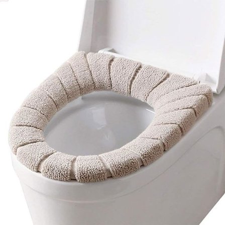 WC-sits, WC- cover Mjukt Varmt Cover Tvättbara dynor 3 st