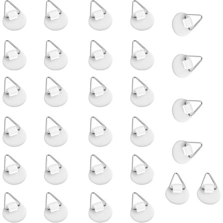 30 stk selvklebende bilde kroker, selvklebende bilde oppheng, vegg