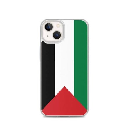 iPhone-cover - Multifarvet - Palæstinensisk flag - Blød - Tyndt og let design - iPhone 13