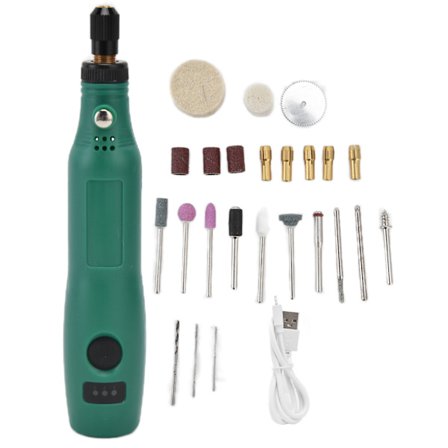Mini elektrisk boremaskine DC5V 3-trins justerbar mini elektrisk slibemaskine værktøjssæt til stansning gravering trimning polering