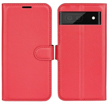 Classic Google Pixel 6a Läppäkotelo - Punainen Red