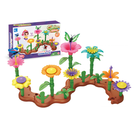 Legetøj til sammensætning i børnehave, hånd-øje-koordination, træningsblokke til udendørs brug