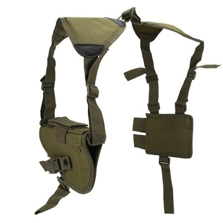 Utomhus Armhåla Väska Multifunktionell Sling Bag Universal Underarms Axelremsväska med Dubbla Remmar Grön