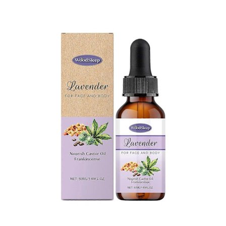 Woodsleep Lavendel Närande Kroppsolja Återfuktar och Hydrerar för att Förbättra Torr Hud. Kroppsåterfuktande Olja