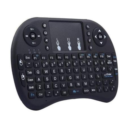 IC Trådlös Minitangentbord - QWERTY (Svart) Svart