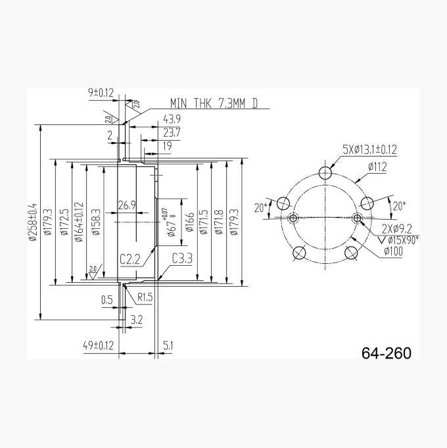 Biltema - BREMSESKIVE