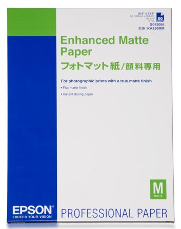 Epson Enhanced Matte - papir - matt - 50 ark - A2 - 192 g/m²