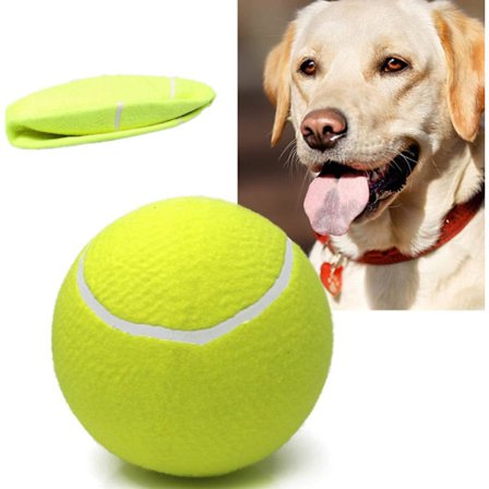Stor hundtennisboll, 25 cm jättehusdjurs tennisboll, husdjursleksak utomhus sport strand utomhus sport