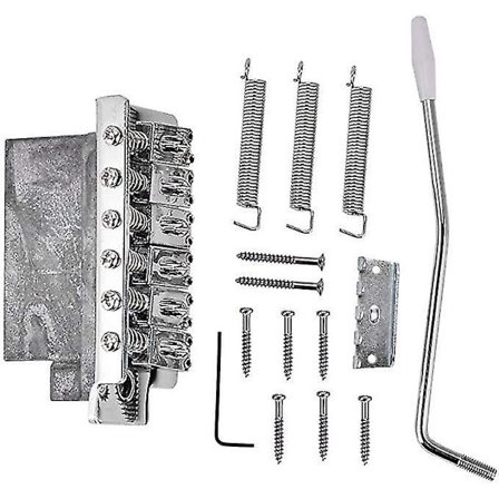 Elektrisk Gitarrbro Tremolo System Set Metall Fast