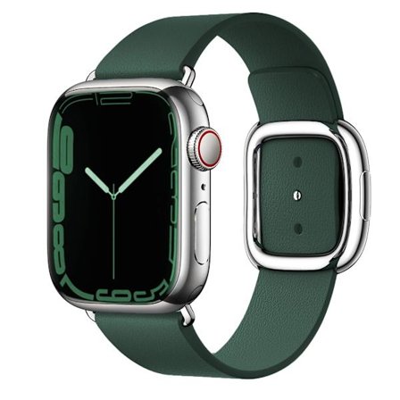 Moderne spænderem til Apple Watch rem 45 mm 41 mm 44 mm/40 mm 38 42 mm 49 mm Correa læderarmbånd Iwatch Serie 3 6 Se 7 8 Ultra