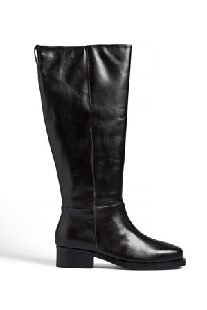 Premium Selection - Boots i skinn med firkantet tå - Boots - Brun - EU 37