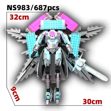 Ny Skibidi toilet Titan Flame Doomsday Watcher Dronning af CPU Champion Clock Emperor Dockmodel Børnefødselsdag Halloween-gave